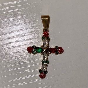 Cross pendant.